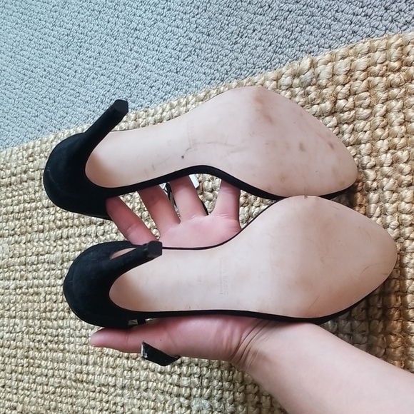 NEW! Rare ZARA Black Ankle Strap Heels Sz 8/39